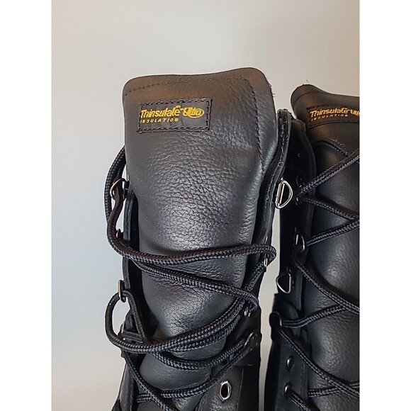 Fin & Feather Men’s Black Leather Casual Work Boots Size 9.5D (1136) Barely Worn main image 8